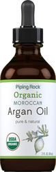 Organic Moroccan Argan Oil (Organic), 2 fl oz (59 mL) Dropper Bottle