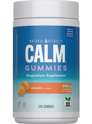 CALM Gummies Orange Flavor, 240 Tasty Gummies