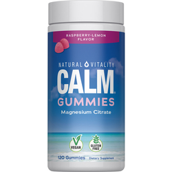 CALM Gummies Raspberry-Lemon Flavor, 120 Tasty Gummies