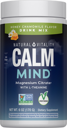 CALM Mind Magnesium + L-Theanine  - Honey Chamomile, 6 oz Powder