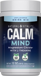 CALM MIND + L-Theanine Powder Unflavored, 12 oz (339 g)