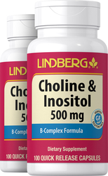 Choline & Inositol 500 mg, 100 Quick Release Capsules