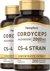 Cordyceps Mushroom, 2000 mg (per serving), 200 Quick Release Capsules