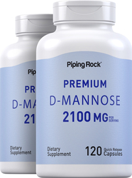 D-Mannose, 2100 mg (per serving), 120 Quick Release Capsules, 2  Bottles