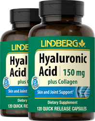 Hyaluronic Acid Plus Collagen, 150 mg, 120 Quick Release Capsules