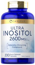 Inositol , 2600 mg (per serving), 200 Quick Release Capsules