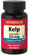 Kelp with Iodine, 225 mcg, 250 Tabs