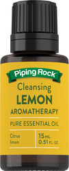 Lemon Pure Essential Oil, 1/2 fl oz (15 mL) Dropper Bottle