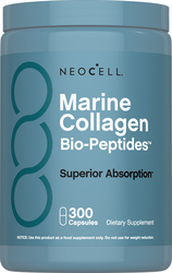 Marine Collagen Peptides + Hyaluronic Acid, 300 Fish Gelatin Capsules