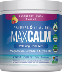 MAXCALM Powder Raspberry-Lemon, 8 oz (227 g)