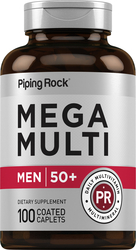 Mega Multiple for Men 50 Plus, 100 Coated Caplets