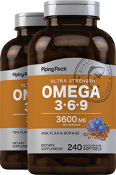 Multi Omega 3-6-9 Fish, Flax & Borage 2 Bottles x 240 Softgels
