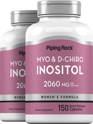 Myo & D-Chiro Inositol for Women, 2060 mg (per serving), 150 Quick Release Capsules
