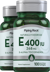 100% Natural Vitamin E-400 IU 100 Capsules