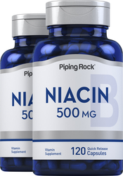 Niacin, 500 mg, 120 Quick Release Capsules