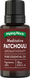 Patchouli Pure Essential Oil , 1/2 fl oz (15 mL) Dropper Bottle
