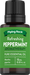 Peppermint Pure Essential Oil , 1/2 fl oz (15 mL) Dropper Bottle