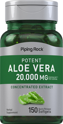 Potent Aloe Vera, 20,000 mg (per serving), 150 Quick Release Softgels