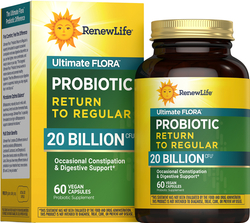 Probiotic 20 Billion Return to Regular, 60 Vegan Capsules