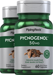 Pycnogenol 50 mg 2 Bottles x 60 Capsules