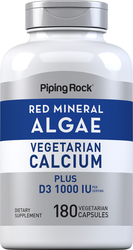 Red Mineral Algae (Aquamin Plant Based Calcium) 2 Bottles x 90 Capsules