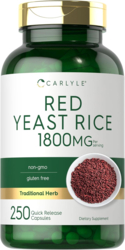 Red Yeast Rice , 1800 mg (per serving), 250 Quick Release Capsules