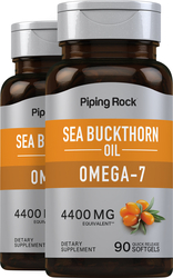 Sea Buckthorn Oil with Omega-7, 4400 mg, 90 Quick Release Softgels