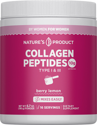 Super Collagen Peptides (Berry Lemon), 6.7 oz (190 g) Bottle