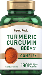 Turmeric Curcumin 800 mg with Black Pepper 180 Capsules