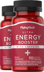Energy Boost Supplement 90 Coated Pills 2 Bottles