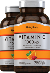 Vitamin C 1000 mg w/Rose Hips 2 Bottles x250 Coated Caplets