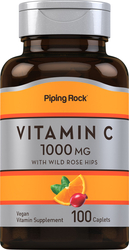 Vitamin C 1000 mg with Rosehips, 100 Caplets