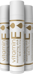 Vitamin E Moisturizing Stick, 0.1 oz (3.5 g) Tubes, 3  Tubes