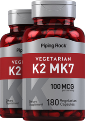 Vitamin K-2 MK-7, 100 mcg (per serving), 180 Vegetarian Capsules