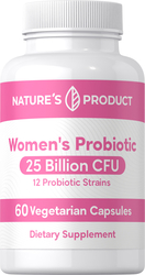 Women's Probiotic 25 Billion CFU, 60 Vegetarian Capsules